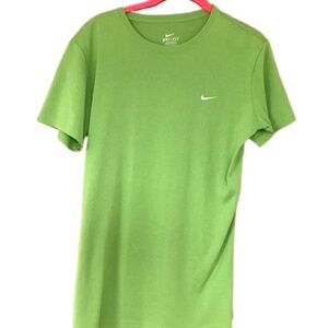 Nike Dri Fit Womens Green T Shirt, L